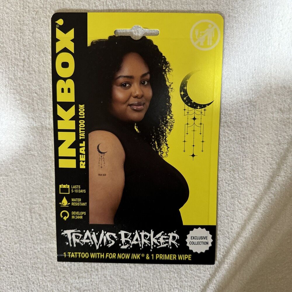 Inkbox Temporary Tattoos, Travis‎ Barker, Moon Dreamcatcher